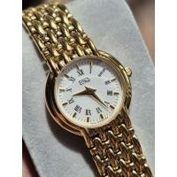 ราคา ESQUIRE นาฬิกา gold plated วินเทจ SWISS QUARTZ สำหรับผู้หญิง (41155375546)