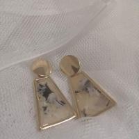 ราคา ต่างหู​ ลายหินอ่อน​ สไตส์เกาหลี (2059656991)