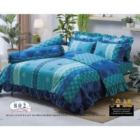 ราคา ผ้าปูที่นอนไม่รวมนวม ทิวลิป(Tulip) พิมพ์ลาย ผ้าปูรัดมุม ผ้าห่มนวมชายระบาย ทอ 209 เส้นด้าย (10636540496)