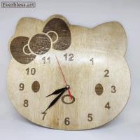 ราคา นาฬิกาแขวน Hello kitty สลักแบบกําหนดเอง, ตกแต่งผนัง kuromi, นาฬิกาแขวนขนาดใหญ่, นาฬิกาแกะสลัก cinamorol (27337082814)