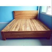 ราคา เตียงหัวทึบไม้สัก 100% (1767701944)