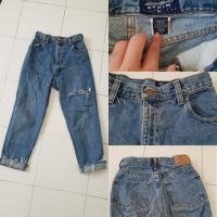 ราคา กางเกงยีนส์ทรงบอยเอวสูงแต่งขาด eddie bauer (1262666130)