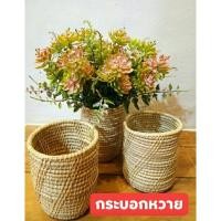 ราคา กระบอกหวาย แจกันหวาย (7850504633)