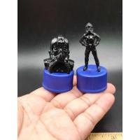 ราคา ฝาเป๊ปซี่ ฟิกเกอร์ สตาร์วอร์ ตัวหายาก TIE FIGHTER PILOT Lot of 2 Star Wars Pepsi Head Bottle Caps Collection Japan Impo (16096649682)