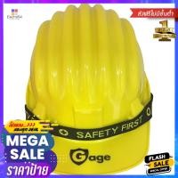 ราคา หมวกนิรภัยพลาสติก PP มาตรฐานมอก. GAGE สีเหลืองPP SAFETY HELMET TIS GAGE YELLOW (20448459013)