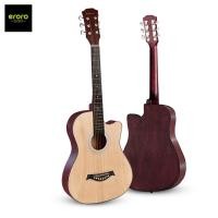 ราคา ERORO กีตาร์โปร่ง 38 นิ้ว Acoustic Guitar เหมาะสำหรับมือใหม่ (4797273372)