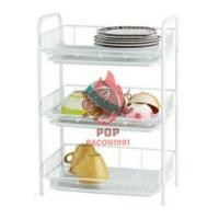 ราคา ที่วางจานและคว่ำแก้ว 3 ชั้น พร้อมถาดรองน้ำ สินค้าโรงงานไทยคุณภาพดี ทนทานแข็งแรง pb99 (3816006164)