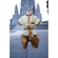 ราคา ชุดไทยเด็กชาย3ชิ้น ทองเอก (29055040339)