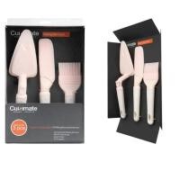 ราคา CUIZIMATE อุปกรณ์ทำอาหาร รุ่น JHDS02 (สีชมพูอ่อน) 3 ชิ้น :: ที่ตักเค้ก แปรงทาเนย ที่ปาดครีม ซิลิโคน Food Grade (18286682264)