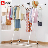 ราคา Alotz ลดพิเศษ ราวตากผ้าบาร์คู่ x series ราวตากผ้าขนาดใหญ่ มีหลายขนาดให้เลือก ยืด-หด พับเก็บได้ สแตนเลส ราวตากผ้าคอนโด (8819987868)