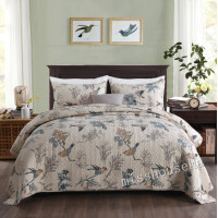 ราคา Cotton100% ผ้าฝ้าย ผ้าคลุมเตียงวินเทจ ขนาด 7-8 ฟุต ผืนใหญ่ (5871308054)