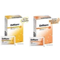 ราคา (ยกกล่อง) DIFFLAM ดิฟแฟลม รสน้ำผึ้งมะนาวผสมโพรโพลิส /รสส้ม+Vit C 1 กล่อง 8เม็ด (24 ซอง) ยาอมบรรเทาอาการเจ็บคอ (28491785245)