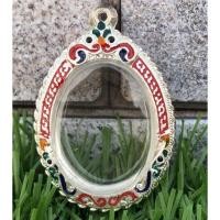 ราคา กรอบเงิน กรอบพระ กรอบไข่ กรอบรูปไข่ ไข่กลาง ทรงไข่ กรอบเงิน ลงยา สวยงาม หลวงพ่อคูณ หลวงปู่ทิม หลวงปู่สอ หลวงปู่แสน ขนาด (6317680696)