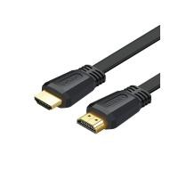 ราคา สาย HDMI แบบสายแบน ยาว 5 เมตร หัวทองเหลือง Ugreen HDMI V2.0 Flat Cable with Ethernet Support 4K Gold Plated 5M. (50821) (17494868483)