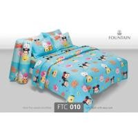ราคา FOUNTAIN ผ้าปู พร้อม ผ้านวม 5ฟุต 6ฟุต ฟาวเท่น ซูมซูม Tsum Tsum ลายการ์ตูณ คูมะมง ร้านแคทลียา FTC 010 (1477412317)