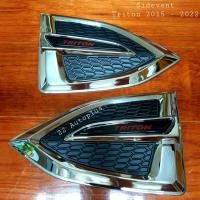 ราคา Sidevent Mitsubishi Triton Sport ช่องลมหลอกแต่งสวยงาม (18832722780)