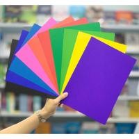 ราคา ❒กระดาษแข็ง สี ขนาด A4 หนา 310 แกรม โปสเตอร์ สี 1 หน้า หลังเทา มี 10 สี สำหรับ ทำงาน ประดิษฐ์ งานฝีมือ DIY เอ4 (11016523537)