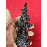 ราคา ท้าวเวสสุวรรณเนื้อทองเหลืองรมดำ ความสูง 5 นิ้วไม่ทราบที่ (56702395360)