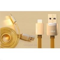 ราคา REMAX สายชาร์จ iPhone Lightning Charger รุ่น Gold Safe & Speed (สีทอง) (43762710)