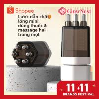 ราคา GlowNest 6-Roller Minoxidil Applicator - หวีนวดอเนกประสงค์สําหรับการเจริญเติบโตของเส้นผม, การจัดส่งน้ํามันบํารุงและเสริมสร้างรากผม, เครื่องมือการกู้คืนหนังศีรษะที่มีประสิทธิภาพ (48950951502)