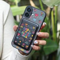 ราคา เด็กสนุกสายรุ้งรูปแบบกระเป๋าสตางค์สําหรับiPhone 11promax 12 13pro 15pro 15promax 14 14promax 14pro 16 pro max 16 Plusกระเป๋าสตางค์สีดําปกหลัง (29984672166)