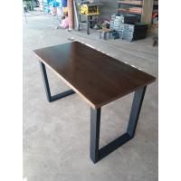 ราคา โต๊ะอาหาร โต๊ะทำงาน ไม้ยางพาราประสาน ขาดำ ขนาดกว้าง70cmxยาว160cmxสูง75cm (10841279082)