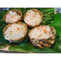 ราคา เข่งก๋วยเตี๋ยวหลอด /เข่งใส่ขนมไทย/เข่งเล็ก/ เข่งใส่เทียนหอม (handmade) (28501611155)