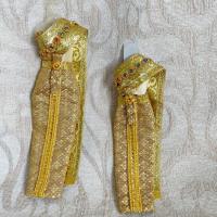 ราคา ชุดไทย สไบผ้าทองพร้อมสังวาลย์ สำหรับตุ๊กตาบาร์บี้/บลาย (22573803424)