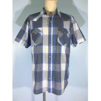 ราคา Levis vintage 90s checked Pearl Snap Western Mens Shirtเสื้อเชิ้ตแนวเวิร์คแวร์ อเมริกันสไตล์ แขนสั้น กระดุมมุก (44459101810)