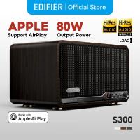 ราคา Edifier S300 ลำโพงไร้สายแบบตั้งโต๊ะ 80W RMS Bluetooth V5.4 อินพุต USB-C และ AUX การเชื่อมต่อ WiFi เสียง Hi-Res Audio (42020690715)