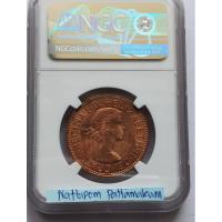 ราคา ตลับเกรด NGC MS 64 RD G. BRITAIN PENNY 1963 (16997377569)