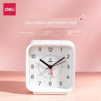 ราคา alarm clock นาฬิกาปลุก นักเรียนเดลี่ใช้เวลาเดินที่เรียบง่ายเงียบนาฬิกาปลุกขนาดเล็ก (46752200222)