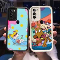 ราคา O-37 Rugrats Casing สําหรับ Samsung Galaxy A11 A10S M21 A20S M30S A21S A20 M11 สีดําและสีขาว (28743686285)