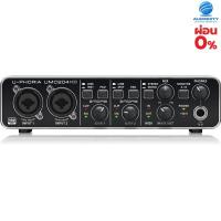 ราคา Behringer UMC204HD ออดิโออินเตอร์เฟส 2x4, 24-Bit/192 kHz USB Audio/MIDI Interface with Midas Mic Preamplifiers (23724862235)