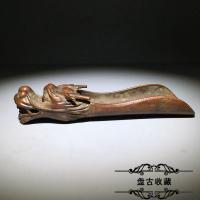 ราคา โบราณเก่าบรอนซ์สงครามทองแดงหัวมังกรชาพลั่วชาด้านข้างช้อนชาพิธีชงชาหกสุภาพบุรุษกังฟูเครื่องประดับสินค้าเก่าวัตถุ10.11.10 (41973643217)