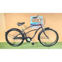 ราคา จักรยานครุยเซอร์ญี่ปุ่นมือสอง Coastline มีไฟหน้า LED ล้อ 26×2.25 แฮนด์อลูมิเนียม ไม่มีเกียร์ (22342134313)