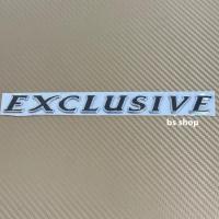 ราคา โลโก้* EXCLUSIVE งานเรชิ่น ตัวอักษรแยก ติดท้าย TOYOTA FORTUNER (5445759484)