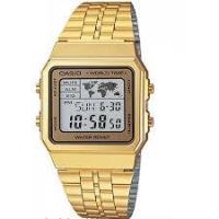 ราคา CASIO รุ่น A500WGA-9D DATABANK World time Lady Watch (1514482675)