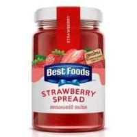 ราคา เบสท์ฟู้ดส์แยมสตรอเบอร์รี่ 340กรัม Best Foods Strawberry Jam 340g. (27443258343)