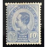 ราคา 2442 แสตมป์รัชกาลที่ 5 ชุดพระพักตร์ข้าง ดวง 10 อัฐ ยังไม่ใช้ (24015345445)