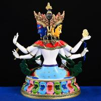 ราคา ที ทิเบตบูชาที่เคารพพระพุทธรูปแม่พระพุทธรูปรูปปั้นทองแดงบริสุทธิ์ทําไต้หวันภาพวาดหัตถกรรมบูชาพระพุทธรูป ตันตระ เครื่องประดับ (25397231262)