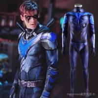 ราคา DC Nightwing Titan คอสเพลย์ สำหรับเวทีและฮาโลวีน พร้อมส่งใน 24 ชั่วโมง (27740546218)