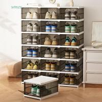 ราคา Wmes1สําหรับ กล่องใส่รองเท้าหลายชั้น, กล่องรองเท้าพับได้แบบใสพลาสติก, กันฝุ่นแบบเรียบง่ายพร้อมฝาปิดตู้รองเท้าวางซ้อนกันได้หอพั (51851361600)