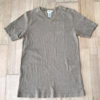 ราคา CK Calvin Klein Jeans เสื้อยืดคอวีลายริ้ว (2593993905)