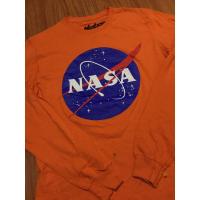 ราคา เสื้อยืดแขนยาวมือสอง นาซ่า NASA LONG SLEEVE Size S มือ2 (8915958537)