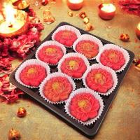 ราคา ขนมดอกบัว 9 ดอก สูตรอินเดีย ผสมนมสด (24058082059)