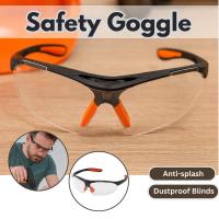 ราคา MATA แว่นตานิรภัยแบบใส แว่นตานิรภัย Work Lab Eye Protection มู่ลี่กันฝุ่นป้องกันน้ํากระเซ็น (40811557050)