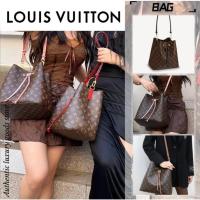 ราคา หลุยส์ วิตตอง Louis vuitton กระเป๋าทรงถัง/กระเป๋าสะพายข้าง/NÉONOÉ handba00กระเป๋าสุภาพสตรี/100% น (27877459595)