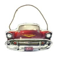 ราคา ป้ายสังกะสีวินเทจ รถคลาสสิค Chevrolet (ปั๊มนูน) (6016677406)