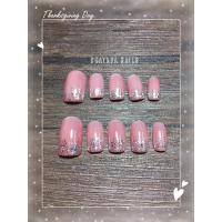 ราคา เล็บเจลสำเร็จรูปแฟชั่นปลายกากเพชรสีเงิน✨ (6166007308)